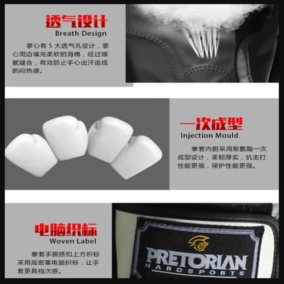 ~子甄彣璟~巴西 Pretorian 拳擊手套 打沙包訓練 拳套 拳擊 手套 搏擊 散打 泰拳 格鬥 散打 健身運動 打沙袋4