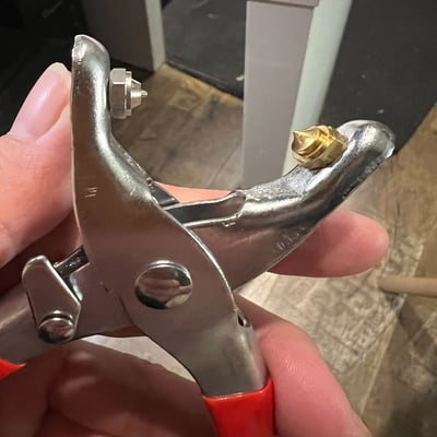 ~子甄彣璟~羽毛球拍 釘邊壓喇叭口鉗器 膠粒換轉護線管  膠粒護線管 鉗子 維修 修復工具用品7