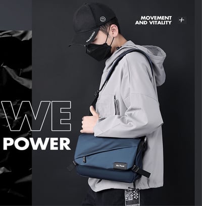 ~子甄彣璟~側背包1100-31 郵差包 多功能大容量 斜背包 斜挎包 旅行包 防潑水 背包 錢包 單肩包 側肩包4