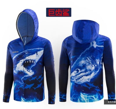 ~子甄彣璟~龍王恨 釣魚防曬服 防曬衣 冰絲薄款 釣魚外套 運動上衣 防曬服 防紫外線 運動外套 防曬外套 工作外套8