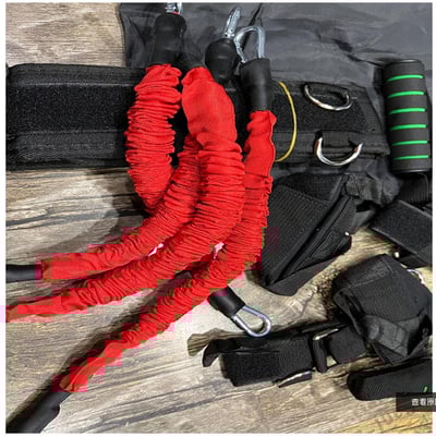 ~子甄彣璟~拳擊 訓練器 彈跳 拉力繩 健身拉力器 手臂 腿部訓練器 彈力帶 乳膠阻力繩 阻力帶 運動拉力帶 彈力繩6