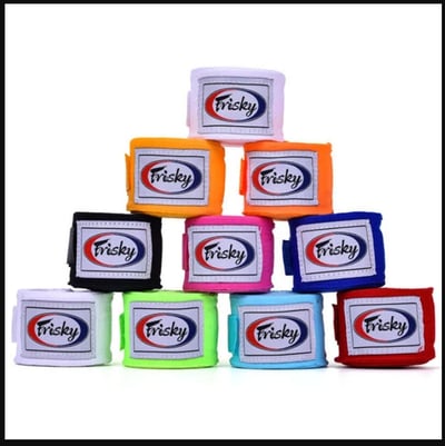 ~子甄彣璟~FRISKY 3米跟5米 彈力 拳擊 搏擊 散打 纏手帶 綁手帶 護手帶 繃帶 手綁帶 纏帶 泰拳 運動健身  2