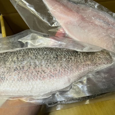 ~子甄彣璟~金目鱸魚 滿1500元 免運 帶皮鱸魚片 100-400g 去刺 鱸魚片 鱸魚 清肉 鱸魚排 高蛋白 脂肪低2