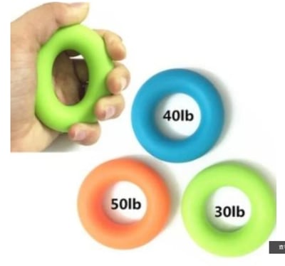 ~子甄彣璟~握力器 專業練手力 指力 握力圈 男女健身訓練 橡膠圈 中老年復健 康複 握力球 環保級矽膠 無毒無味6