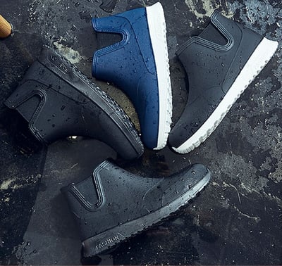 ~子甄彣璟~男潮時尚 雨鞋 雨靴 防水 防滑 釣魚鞋 工作鞋 沙灘鞋 休閒鞋 溯溪鞋 兩棲鞋 廚師鞋 鞋子 防水鞋7