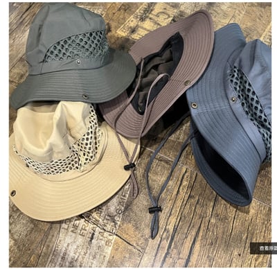 ~子甄彣璟~FR漁夫帽 釣魚帽 帽子 圓頂 地主帽 水兵帽 大檐帽 流氓帽 遮陽帽 嘻哈帽 工作帽 漁夫帽 沙灘帽9