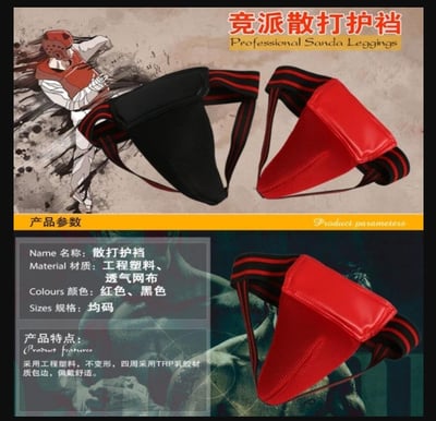 ~子甄彣璟~促銷品-散打護襠 男式護襠 女式護陰 散打內褲護具 跆拳道 空手道 拳擊 運動護具 安全防護1