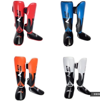 ~子甄彣璟~BN 1副2只價格-拳擊 護腿 泰拳 護脛連腳背 散打搏擊 一體成型護腳 運動護具 護具 側踢 重量訓練 腳套2