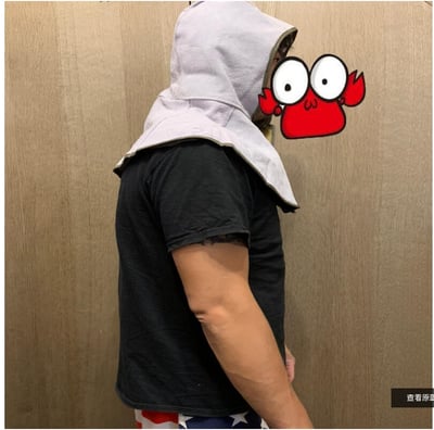 ~子甄彣璟~牛皮焊工護頸帽 電焊帽 氬焊 CO2 燒焊 防火花防護帽 防燙防塵披肩帽 電銲面罩 風帽 工作帽   4