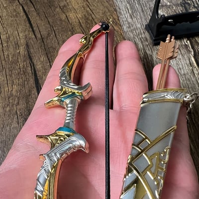 ~子甄彣璟~三國志 五虎將 黃忠 八寶麒麟弓 百發百中 模型 擺件 工藝品 生日禮物 交換禮物1