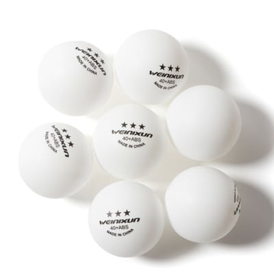 ~子甄彣璟~三星ABS新材料40+ 高彈耐打 乒乓球 訓練球 練習用 塑膠桌球 運動 健身 訓練 體育 桌球4