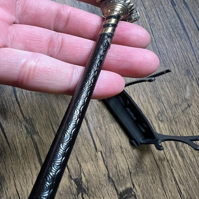 ~子甄彣璟~封神演義 楊戩 二郎神 成名器 三尖兩刃槍 珍藏品 工藝品 模型擺件 生日禮物 交換禮物4