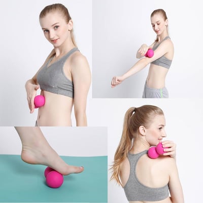 ~子甄彣璟~筋膜球 滾動按摩小球 花生球 滾球 瑜珈球 按摩球 運動健身球 普拉提 保健球 訓練球 紓解球5