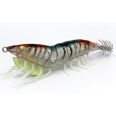 ~子甄彣璟~木蝦 全夜光 路亞餌 魷魚鉤 花軟 閃電蝦 餌木 響珠蝦 軟絲竿 路亞 鐵板 軟絲 魷魚蝦 烏賊墨  JIG12