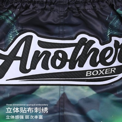 ~子甄彣璟~拳擊褲 貼布刺繡不脫落 拳擊短褲 跆拳褲 泰拳褲 散打褲 格鬥褲 搏擊褲 透氣排汗 短褲 運動褲 武術褲 訓練褲5