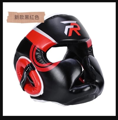 ~子甄彣璟~FRISKY 泰拳 跆拳道 全防護 頭盔 護頭套 空手道 拳擊頭套 散打 訓練帽 防具 護具 運動頭套 頭套5