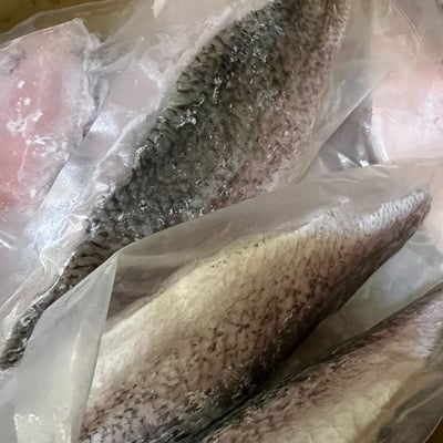~子甄彣璟~金目鱸魚 滿1500元 免運 帶皮鱸魚片 100-400g 去刺 鱸魚片 鱸魚 清肉 鱸魚排 高蛋白 脂肪低10