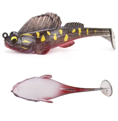 ~子甄彣璟~彈塗跳跳魚 3D仿真 路亞餌 T尾 假餌 誘餌 仿生餌 擬餌 軟餌 仿真餌 包鉛魚10