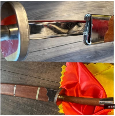 ~子甄彣璟~太極刀 半硬刀 武術刀劍 道具刀劍 武術花刀 含鞘 含刀彩 含刀彩 太極拳 中華武術 表演刀 未開刃5