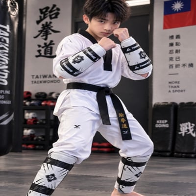 ~子甄彣璟~跆拳道護臂 護腿 競技護具 腿套 手套 護肘 散打 拳擊 格鬥練習 運動防具 泰拳 拳擊 搏擊訓練6