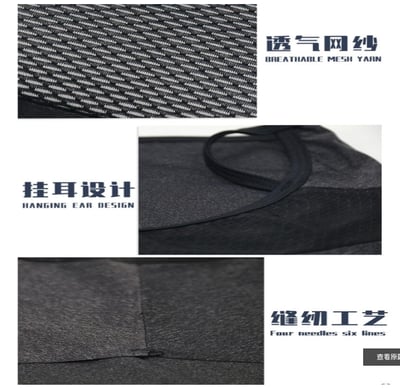 ~子甄彣璟~掛耳面罩 透氣網 運動 防塵 三角魔術頭巾 冰絲 防曬 口罩 面罩 防紫外線 運動頭巾 頭套 圍脖 抗UV 透氣 吸汗6