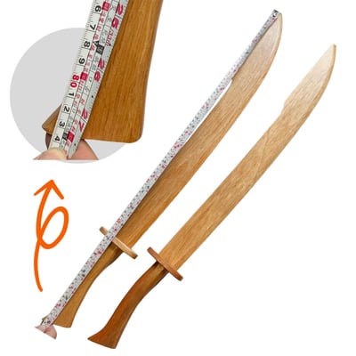 ~子甄彣璟~中國武術練習木刀 花刀 晨練木刀 太極拳 太極刀 表演刀 木刀 角色扮演 Cosplay 道具3