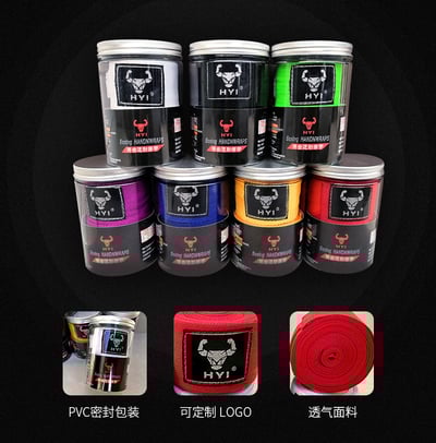 ~子甄彣璟~牛哥 3米繃帶一對價格 拳擊 搏擊 散打 吸汗 纏手帶 綁手帶 護手帶  繃帶 手綁帶 纏帶 泰拳 健身  8