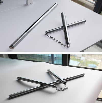 ~子甄彣璟~ (1分為2)可組合成菲律賓短棍 雙截棍 練短棍 李小龍 組合棍 練習棍 雙節棍 二節棍 功夫棍 武術棍3