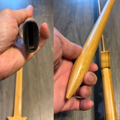 ~子甄彣璟~楠竹太極劍 安全不傷手練習劍 晨練劍 碳化竹劍 武術健身 輕量化設計 晨練必備 竹木劍 不開刃7