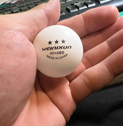 ~子甄彣璟~三星ABS新材料40+ 高彈耐打 乒乓球 訓練球 練習用 塑膠桌球 運動 健身 訓練 體育 桌球8