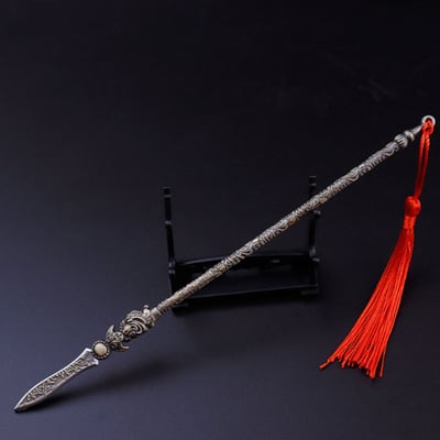 ~子甄彣璟~三國志 五虎將 常山趙子龍 趙雲 成名器 百鳥朝鳳槍 珍藏品 工藝品 模型擺件 生日禮物 交換禮物3