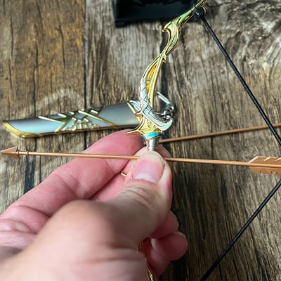 ~子甄彣璟~三國志 五虎將 黃忠 八寶麒麟弓 百發百中 模型 擺件 工藝品 生日禮物 交換禮物4