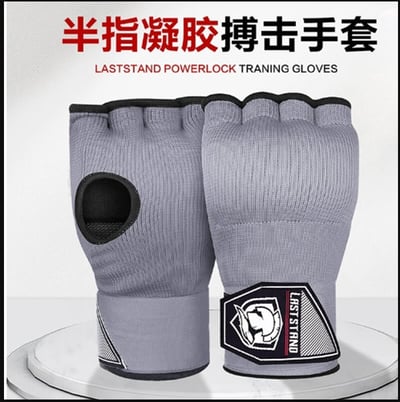 ~子甄彣璟~懶人快速纏手帶 凝膠手套 半指拳套 護手布 拳鋒 護拳鋒 拳擊 護手套 格鬥 散打 泰拳 護具 搏擊 拳鋒套 8