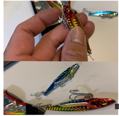 ~子甄彣璟~龍牙 鐵板 VIB 亮片 仿生魚 魚餌 假餌 仿生餌 誘餌 小魚 擬餌 釣魚 金屬 魚餌 路亞餌 米諾6