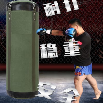 ~子甄彣璟~軍工級耐磨 防爆 加厚帆布吊式沙袋 高承重 拳擊 散打 沙包 泰拳 強化縫線 專業訓練專用2