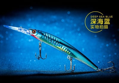 ~子甄彣璟~促銷中-14cm/12.4g 浮水型米諾 硬餌 路亞餌 假餌 誘餌 仿生餌 擬餌 海釣 釣魚 翹嘴 大魚剋星8