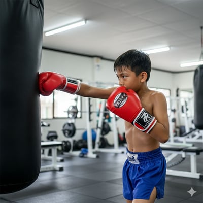 ~子甄彣璟~FRISKY 兒童拳套 高顏值 防爆耐磨 拳擊 手套 搏擊 散打 泰拳 格鬥 散打 健身運動2