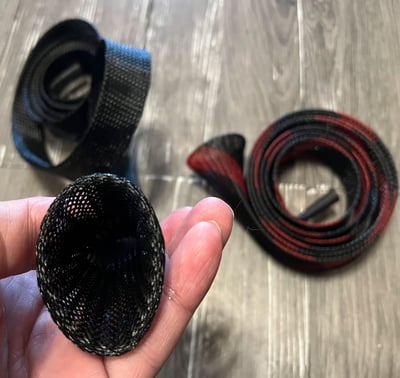 ~子甄彣璟~護竿套 防刮傷 釣竿套 漁具 釣魚包 釣竿包 網狀管伸縮魚竿保護套  魚竿套 蝦竿套 釣竿 保護套 防刮傷2