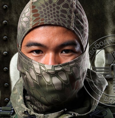 ~子甄彣璟~戰術頭套 響尾蛇蟒紋面罩 迷彩面罩 忍者頭套 CS頭套 野戰 叢林戰 自行車 腳踏車 機車防曬 防風 防寒4