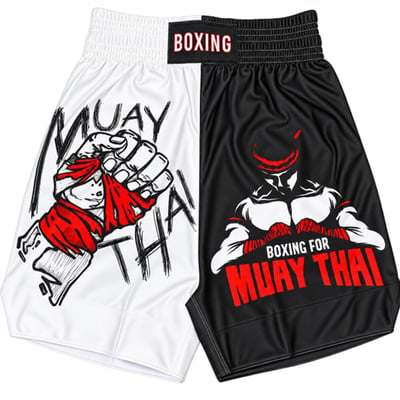 ~子甄彣璟~MMA短褲  泰拳褲 拳擊褲 散打褲 格鬥褲 踢拳褲 自由搏擊褲 泰拳短褲 運動短褲 拳館裝備 格鬥用品 拳擊裝備8