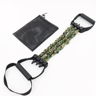 ~子甄彣璟~多功能擴胸拉力器 開肩拉背多功能訓練 三孔拉力管套 三管拉力繩 3檔阻力拉力器1