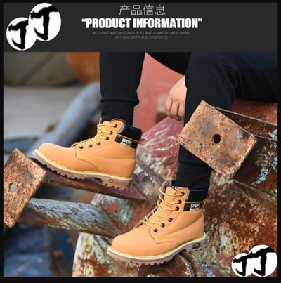 ~子甄彣璟~通過BSMI認證 專業電焊鞋 鋼頭安全鞋 防火花噴濺 防砸防刺穿 工作鞋 銲工鞋 勞保鞋10