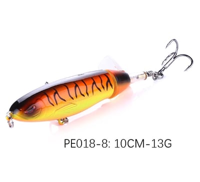 ~子甄彣璟~螺旋槳拖拉機 10cm-13g硬餌 浮水鉛筆 水面系 專攻中上層 假餌 路亞餌 仿生餌 誘餌4