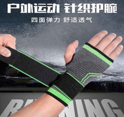 ~子甄彣璟~加壓護腕 運動綁帶 護腕 健身 透氣 吸汗 舉重 運動 綁帶 護手腕 拇指護腕 護具 運動手套5