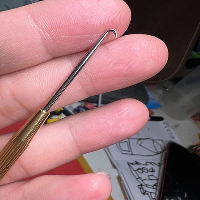 ~子甄彣璟~拉線過孔鉤 羽毛球拍 拉穿鉤 過線孔 羽毛球 壓過孔鉤拉線鉤 羽毛球拉線鉤7