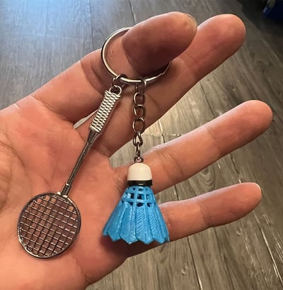 ~子甄彣璟~羽毛球鑰匙圈 鑰匙扣 吊飾 羽球吊飾 紀念品 運動 羽毛球鑰匙扣 飾品 鑰匙掛件 生日禮物7