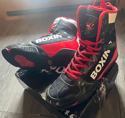 ~子甄彣璟~超纖皮拳擊鞋 運動鞋 摔跤鞋 跤鞋 格鬥鞋 散打鞋 訓練鞋 搏擊鞋 競賽練習鞋 武術鞋 打擊鞋 舞蹈鞋4