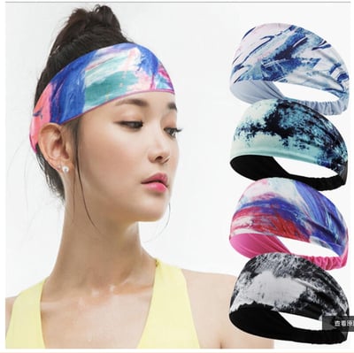 ~子甄彣璟~運動吸汗頭帶 止汗 頭帶 運動汗帶 束髮圈 髮帶 毛巾 髮帶 頭巾 跑步 慢跑 瑜珈 健身 運動頭巾 1