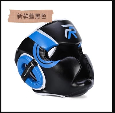 ~子甄彣璟~FRISKY 泰拳 跆拳道 全防護 頭盔 護頭套 空手道 拳擊頭套 散打 訓練帽 防具 護具 運動頭套 頭套4