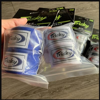 ~子甄彣璟~FRISKY 3米跟5米 彈力 拳擊 搏擊 散打 纏手帶 綁手帶 護手帶 繃帶 手綁帶 纏帶 泰拳 運動健身  6
